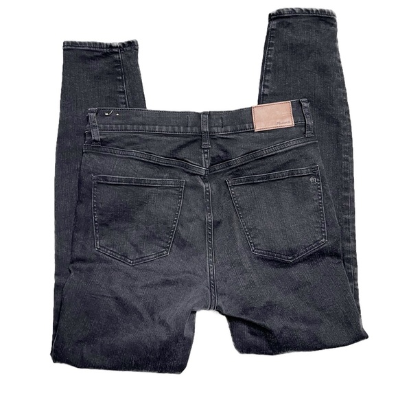 Madewell Women’s High Riser Skinny Leg Black Denim Classic Retro Vintage Jeans - Picture 8 of 16